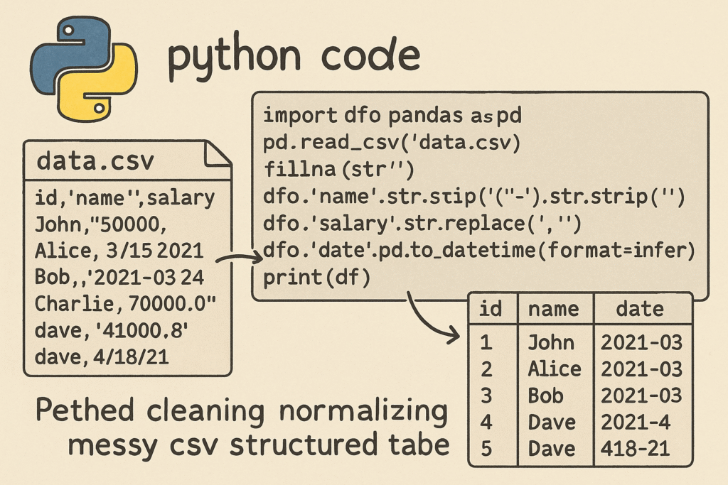 Python Script to Clean and Normalize CSV Data