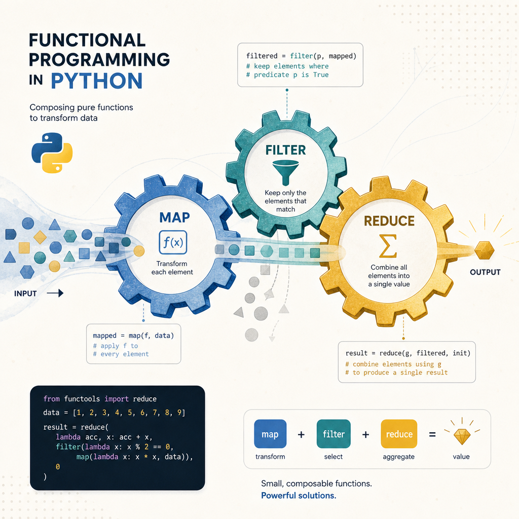 Map, Reduce, Filter: Essential Functional Programming Tools in Python